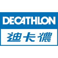 Decathlon logo in blue and white