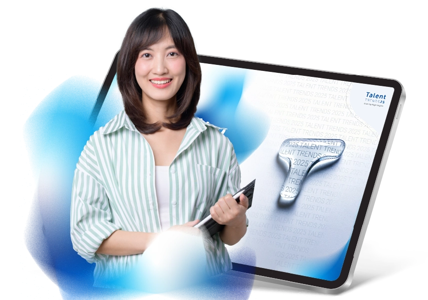 Girl short hair smiling