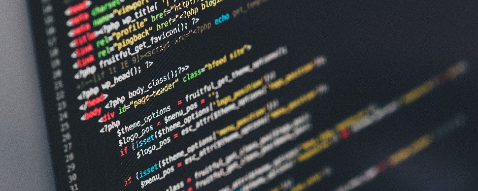 codes on screen