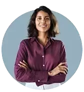 Professional woman smiling